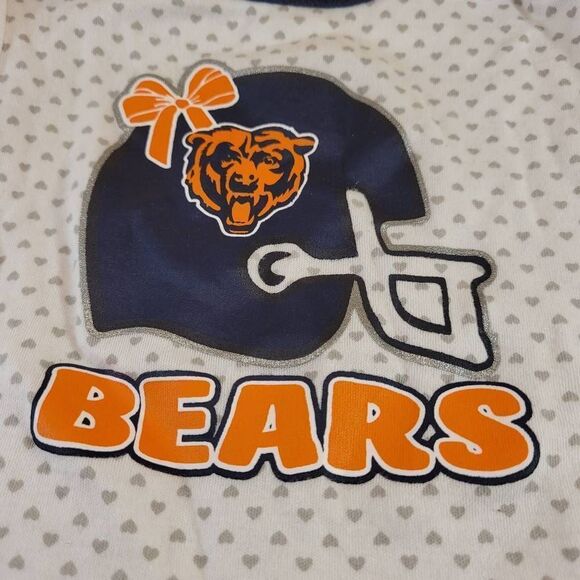 NFL Team Apparel Chicago Bears Bodysuite- Size 3/6 M - Picture 2 of 4